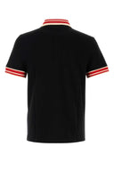 Valentino Garavani Black Piquet Polo Shirt