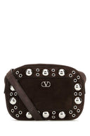 Valentino Garavani Brown Suede Nellcã´Te Crossbody Bag