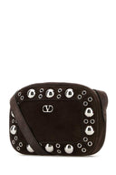 Valentino Garavani Brown Suede Nellcã´Te Crossbody Bag