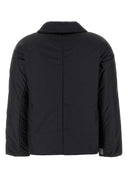 Mm The Cube Black Polyester Greens Padded Jacket