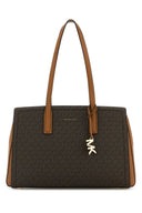 Michael By Michael Kors Printed Canvas Medium Laila Shopping Bag