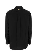Camicia Michael By Michael Kors in popeline elasticizzato nero