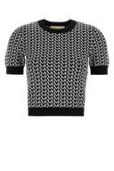 Maglione in misto viscosa stretch ricamato Michael By Michael Kors