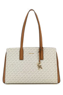 Borsa shopping Laila media in tela stampata Michael By Michael Kors