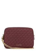 Michael By Michael Kors Tyrian Purple Canvas Medium Bryant Shoulder Bag