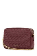Michael By Michael Kors Tyrian Purple Canvas Medium Bryant Shoulder Bag