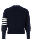 Thom Browne Navy Blue Cashmere Sweater