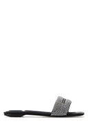 Alexander Wang Black Satin Vy Slippers