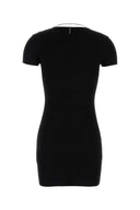 Alexander Wang Black Viscose Blend Mini Dress