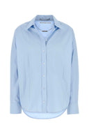 Alexander Wang Light Blue Poplin Oversize Shirt