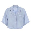T By Alexander Wang Embroidered Lyocell Shirt
