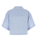 T By Alexander Wang Embroidered Lyocell Shirt