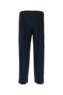 Homme Plisse' Issey Miyake Midnight Blue Polyester Pant