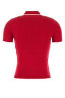 Valentino Garavani Poloshirt aus roter Baumwolle