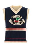 Valentino Garavani Midnight Blue Cotton Vest