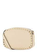 Valentino Garavani Ivory Leather Rockstud Crossbody Bag