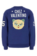 Valentino Garavani Blue Cotton Sweatshirt