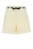 Valentino Garavani Ivory Lace Shorts