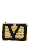 Pochette Viva Superstar in rafia Valentino Garavani