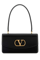 Valentino Garavani Black Leather Vain Shoulder Bag