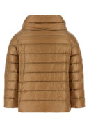 Herno Camel Nylon Down Jacket