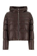 Herno Chocolate Nylon Down Jacket