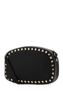 Valentino Garavani Black Leather Rockstud Crossbody Bag