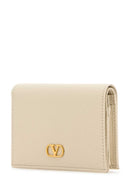 Valentino Garavani Ivory Leather V Wallet