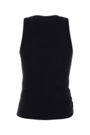 Paco Rabanne Black Stretch Cotton Top