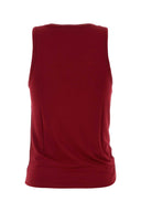 Paco Rabanne Burgundy Stretch Viscose Top