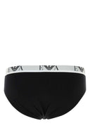 Emporio Armani Black Stretch Cotton Brief Set