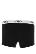 Emporio Armani Black Stretch Cotton Boxer Set