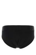 Emporio Armani Black Stretch Cotton Brief