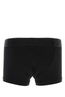 Emporio Armani Black Stretch Cotton Boxer