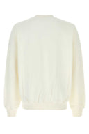 Casablanca White Cotton Sweatshirt