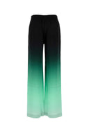 Casablanca Embroidered Satin Wide Leg Pant