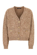 Versace Two Tone Wool Blend Cardigan