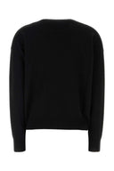 Versace Black Stretch Wool Blend Sweater