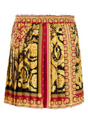 Versace Printed Silk Mini Skirt