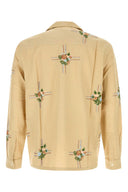Baziszt Beige Silk Cabin Shirt