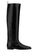 Khaite Colt-Stiefel aus schwarzem Leder