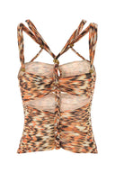 Isabel Marant Printed Silk Revon Top