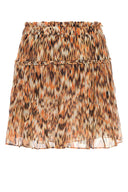 Isabel Marant Printed Crepe Roumi Mini Skirt