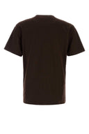 Stone Island Brown Cotton T Shirt