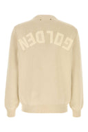 Golden Goose 디럭스 브랜드 베이지 스트레치 코튼 블렌드 스웨터