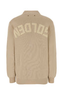 Cardigan Danielle in misto cotone elasticizzato beige Golden Goose Deluxe Brand