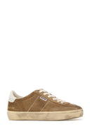Golden Goose Deluxe Brand Beige Suede Soul Star Sneakers