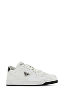 Prada White Leather Downtown Sneakers