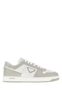 Prada Downtown-Sneaker aus zweifarbigem Leder