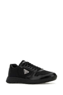 Prada Black Nylon And Leather Prax 2.0 Sneakers